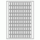 516 - Label Size 12mm x 25mm - 120 labels per sheet